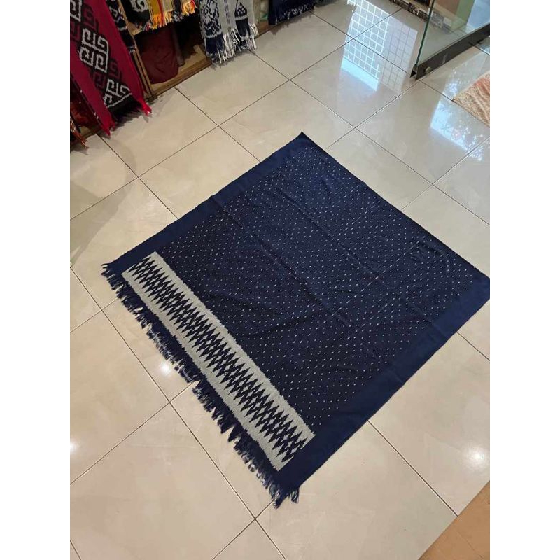 Tenun Blanket Halusan Tenun Blanket Etnik Batik  Tenun Troso Warna Biru Dongker