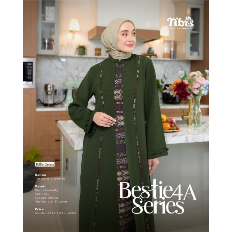 NIBRAS BESTIE 4A SERIES / GAMIS NIBRAS / NBRS / NIBRAS PROMO / NIBRAS MURAH / NIBRAS SYARI / GAMIS M