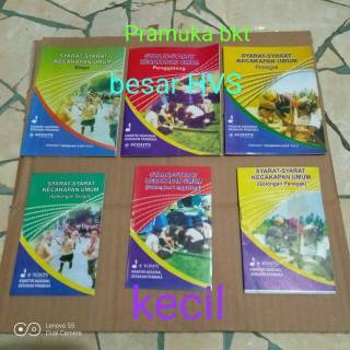 

Buku sku Pramuka bijian besar/kecil