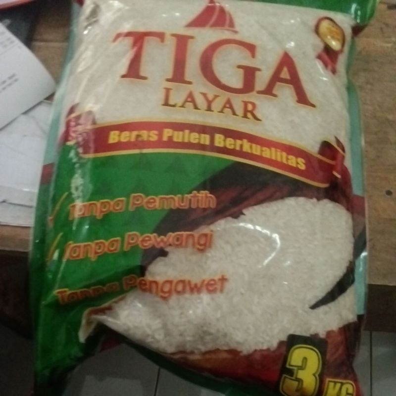 

Beras Tiga Layar 3kg