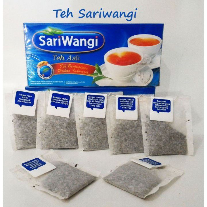 

PROMO Teh Sariwangi isi 25 kantong teh hitam celup sari wangi