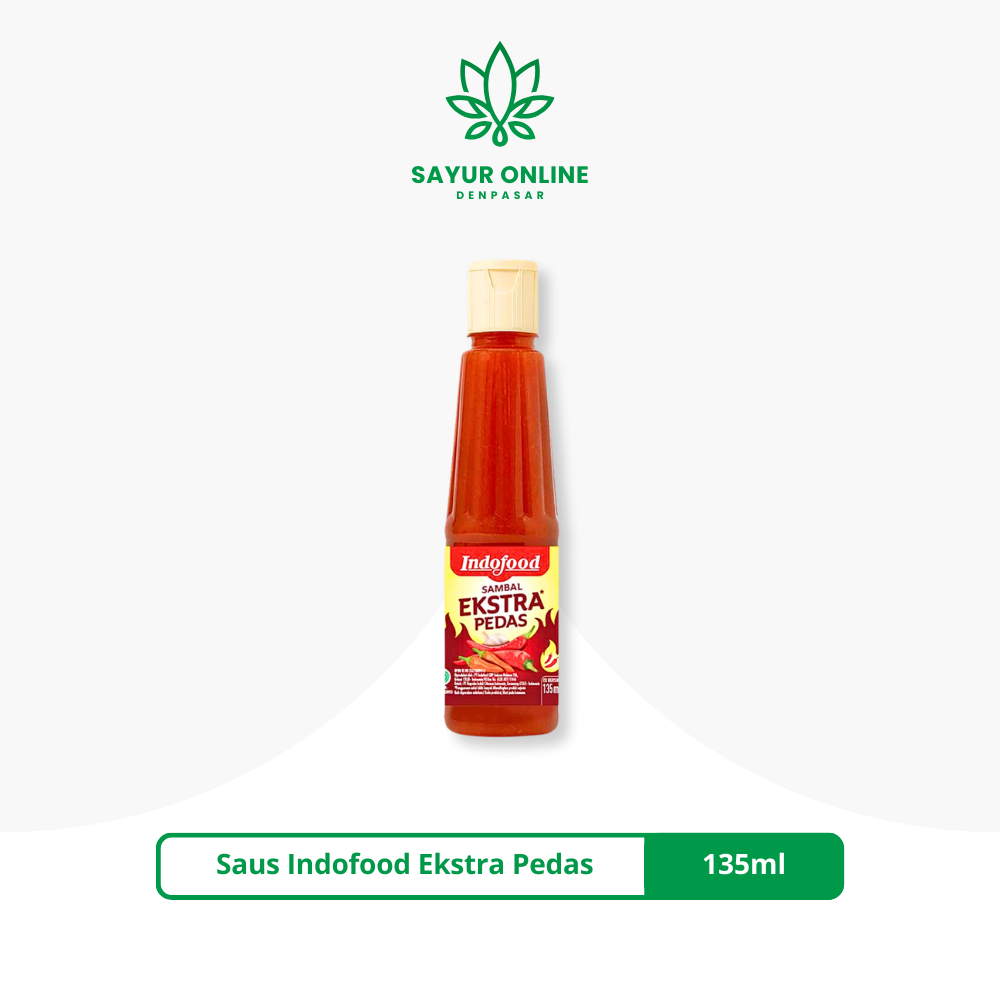 

Saus Indofood Ekstra Pedas 135ml - Sayur Online Denpasar