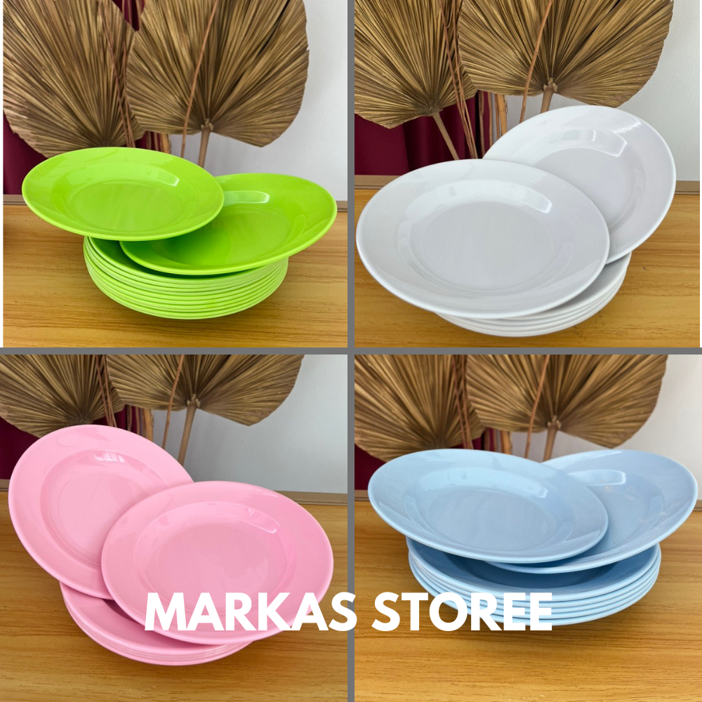 Terlaris Piring Makan Melamin Asli Singa Singi Ori 9 INCH Bahan Melamin Asli