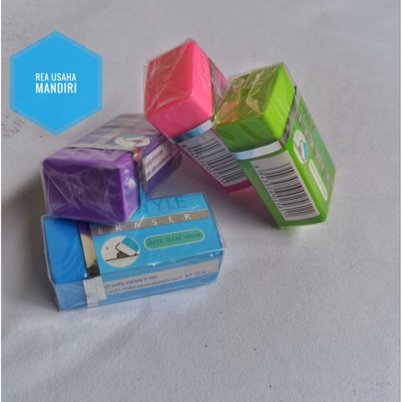 

Rea* penghapus pinsil kecil warna warni
