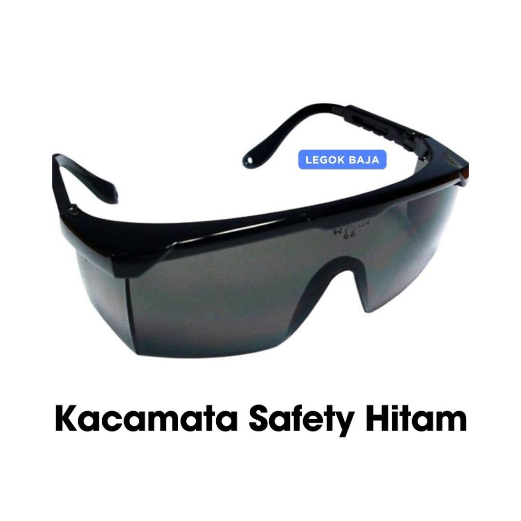 Kacamata Safety Proyek Hitam Pekat Kacamata Safety Kotak Kacamata Gerinda