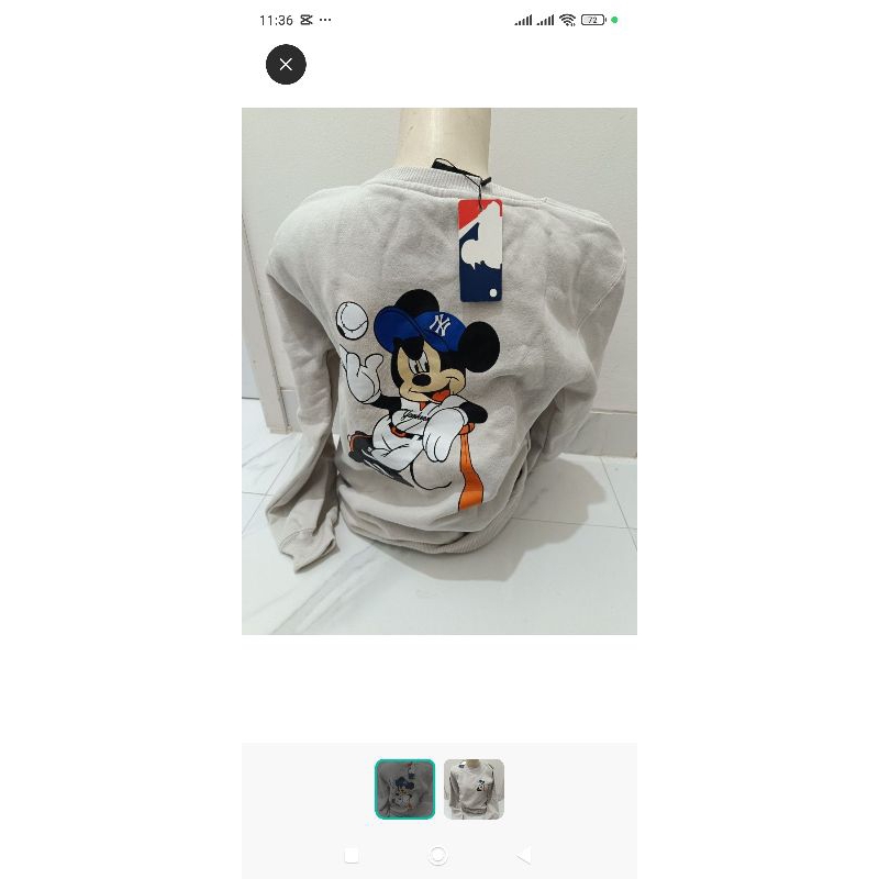 MLB Mickey Crew Neck