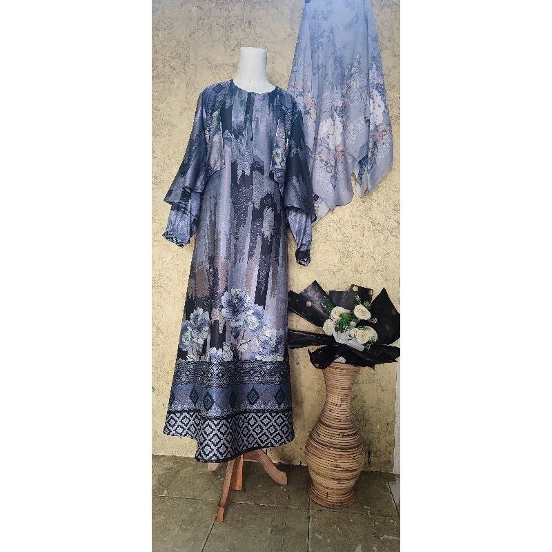 RJI gamis kekinian terbaru busana muslim modern abaya kekinian simple modis unik dan elegan