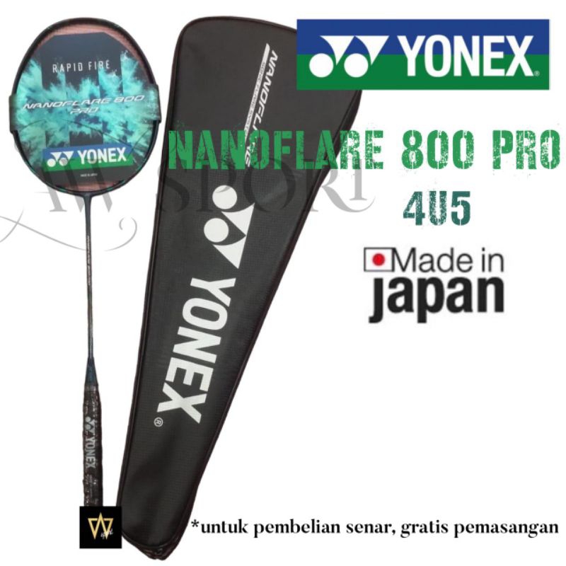 Raket Badminton Yonex NANOFLARE 800 PRO 4U G5 Original Japan / Raket Bulutangkis