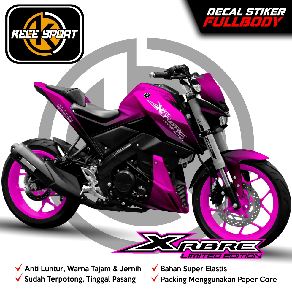 TERBARU Decal Xabre Full Body Bunglon Hitam TERBARU Dekal Xabre Stiker Xabre Variasi Full Body Strip