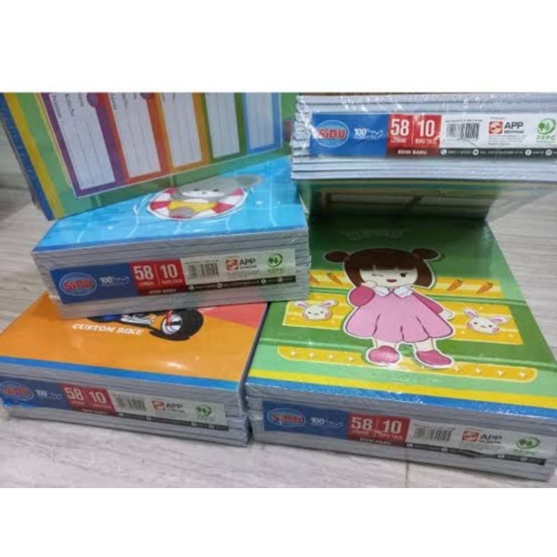 

buku tulis SIDU 58/pcs