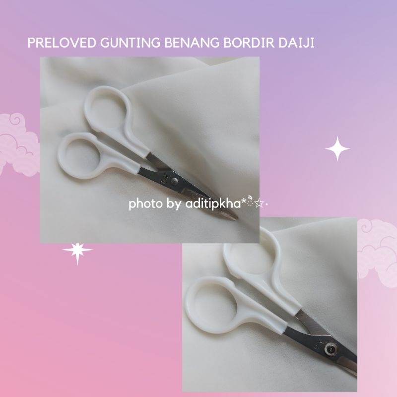 

Preloved Gunting bordir daiji khusus benang punch needle