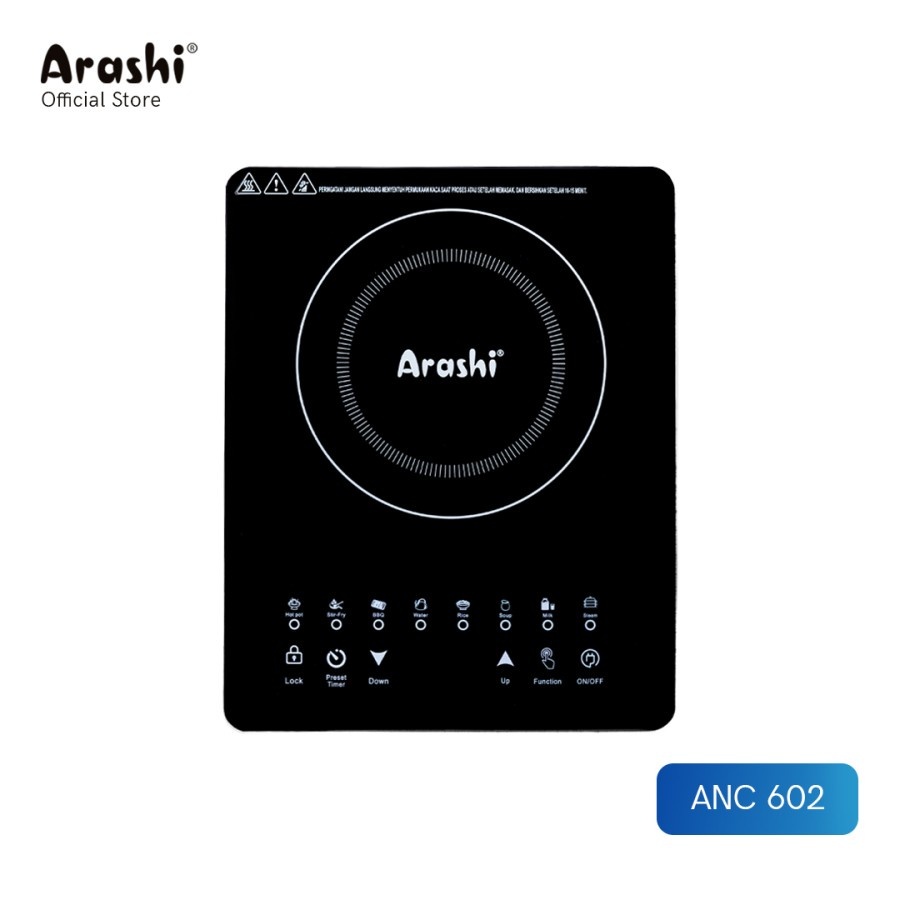 Kompor Listrik Arashi ANC 602 Induction Cooker/ Kompor Portable