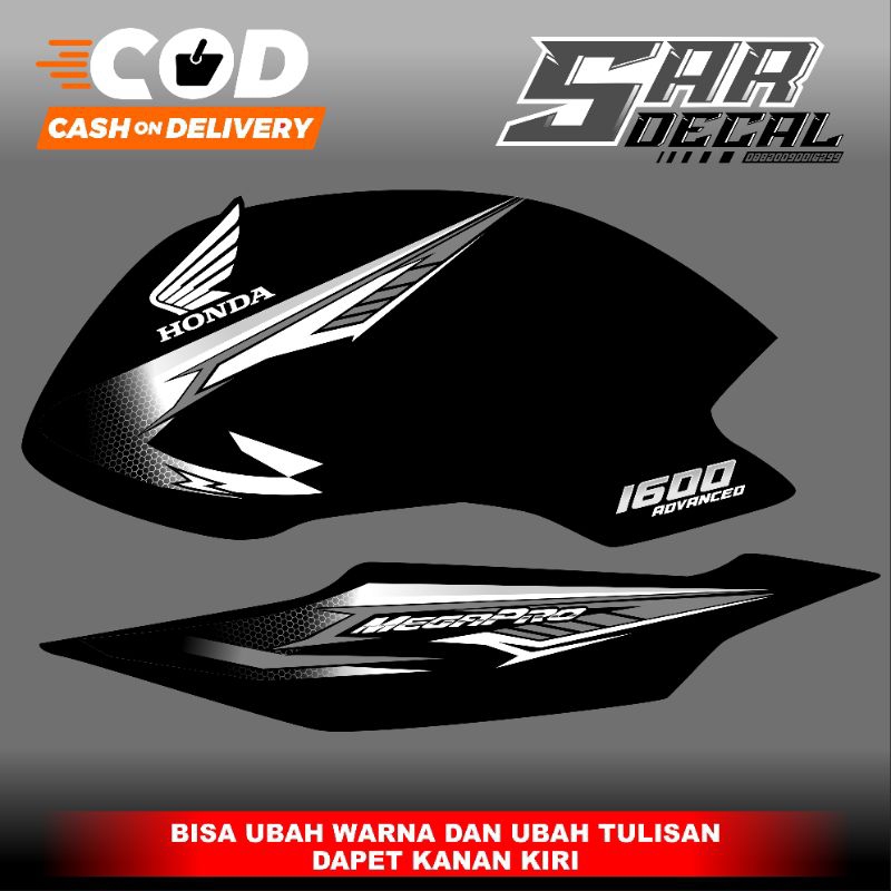 striping Megapro Primus custom variasi striping MP herex Megapro herex striping Megapro herex