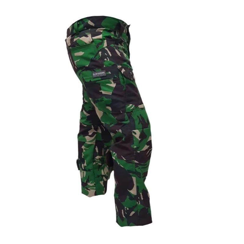 celana blackhawk tactical loreng TNI/army bahan velbed