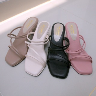 SASSY- Sandal Heels Wanita Tali 7cm