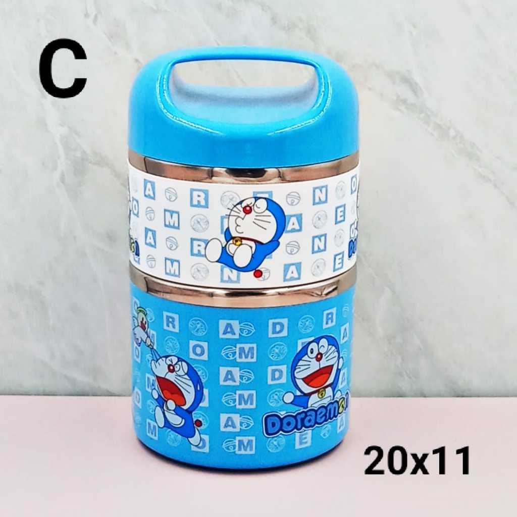 NEW DEALS Rantang Susun 2 Stainless Rantang Susun 2 Hello Kitty Rantang Susun 2 Doraemon Rantang