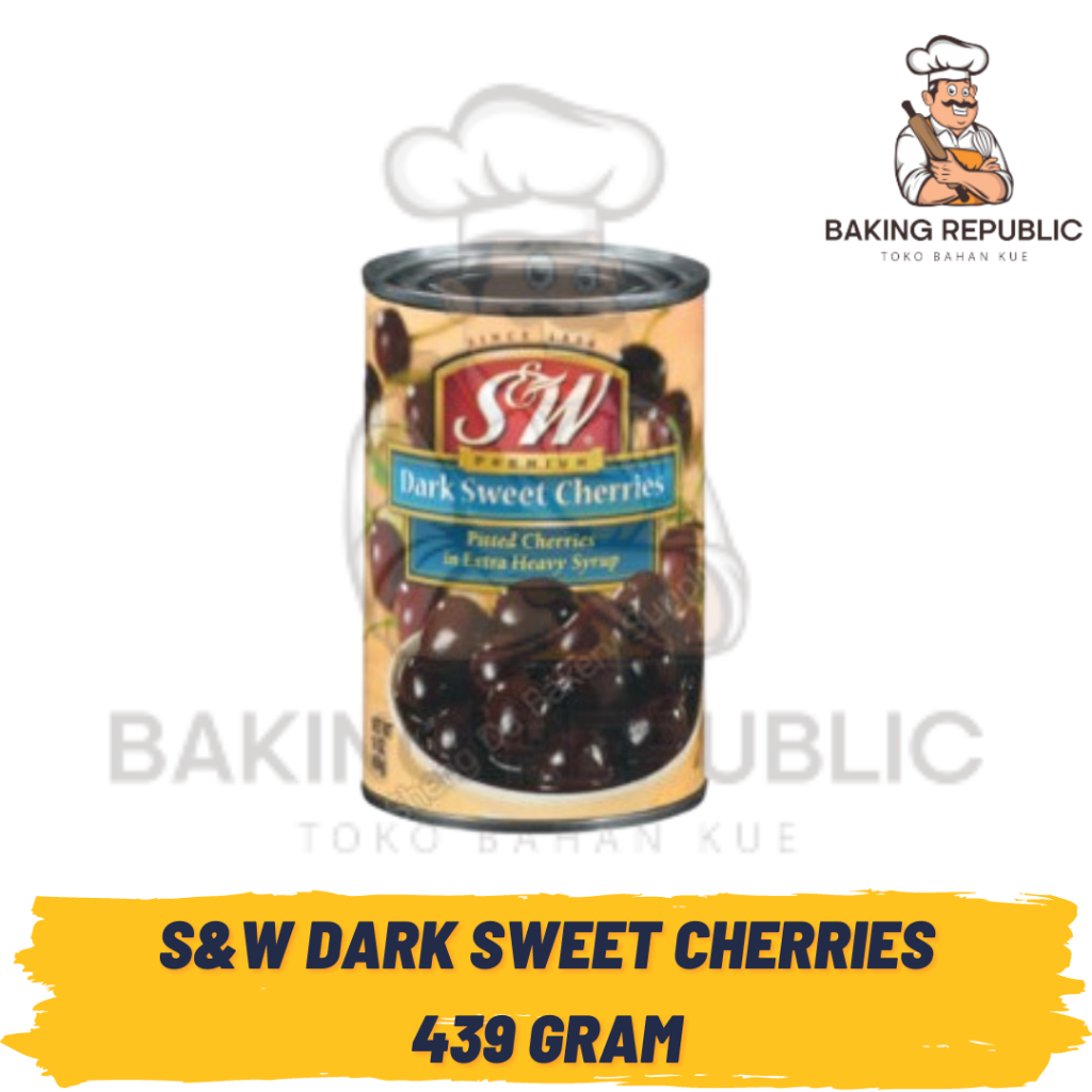 

S&W DARK CHERRY | 439 GRAM | S&W BUAH CERI HITAM DALAM KALENG | DARK CHERRY