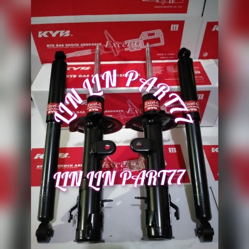 SHOCKBREAKER RUSH/TERIOS DEPAN BELAKANG MEREK EXCEL-G KAYABA