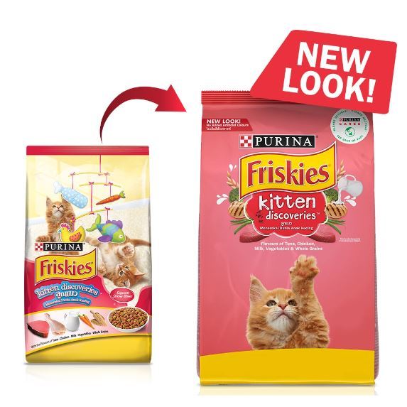 Friskies Kitten Discoveries 1KG - Makanan Kering/Pelet Kucing