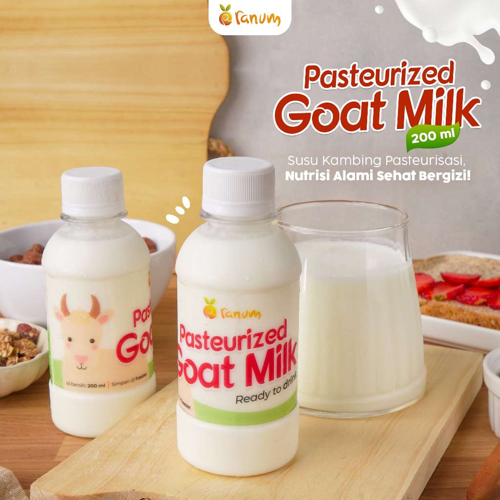 

SUSU KAMBING PASTEURISASI (200ml) | Pasteurized Goat Milk - Murni, Bebas Gula & Tidak Berbau