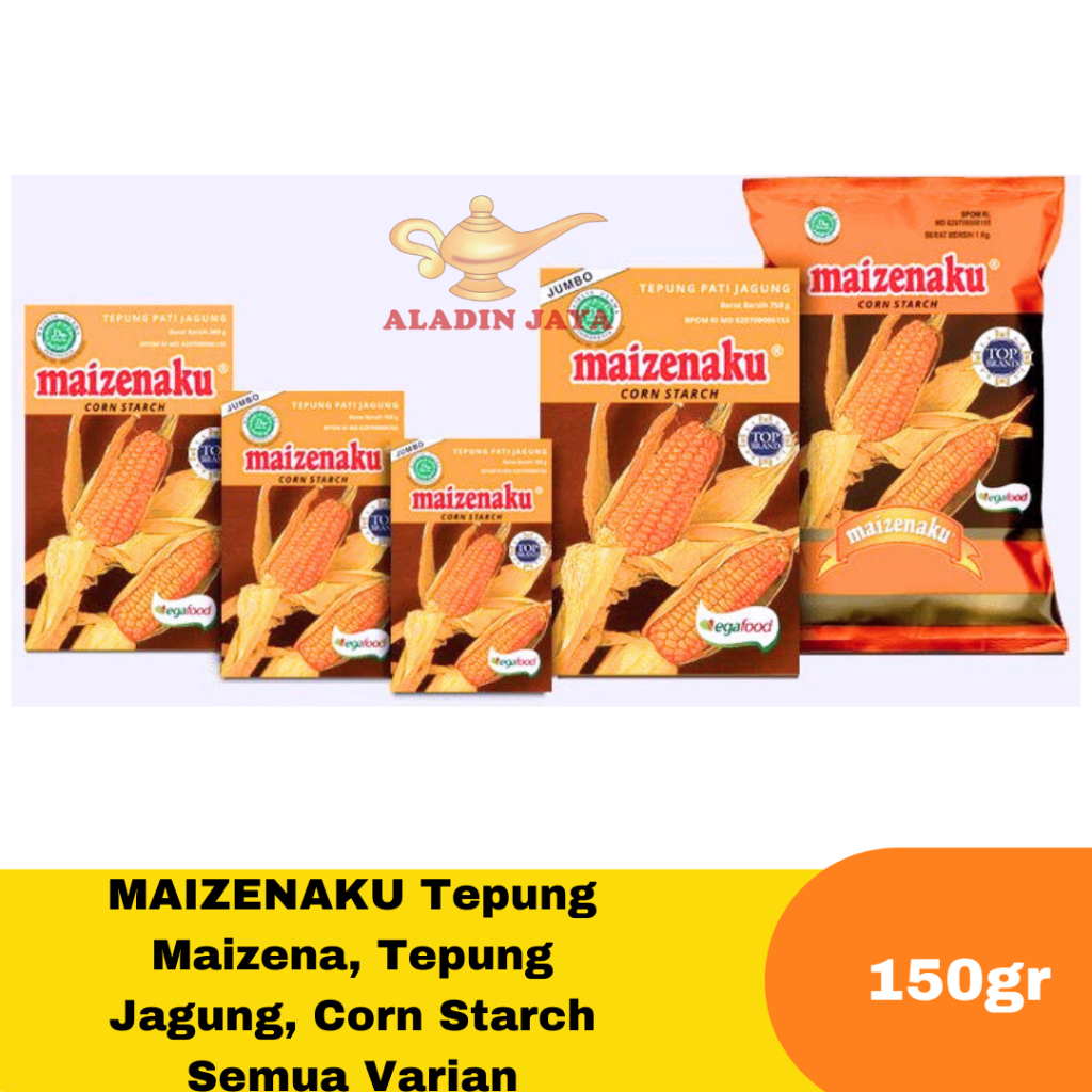 

MAIZENAKU Tepung Maizena, Tepung Jagung, Corn Starch Semua Varian