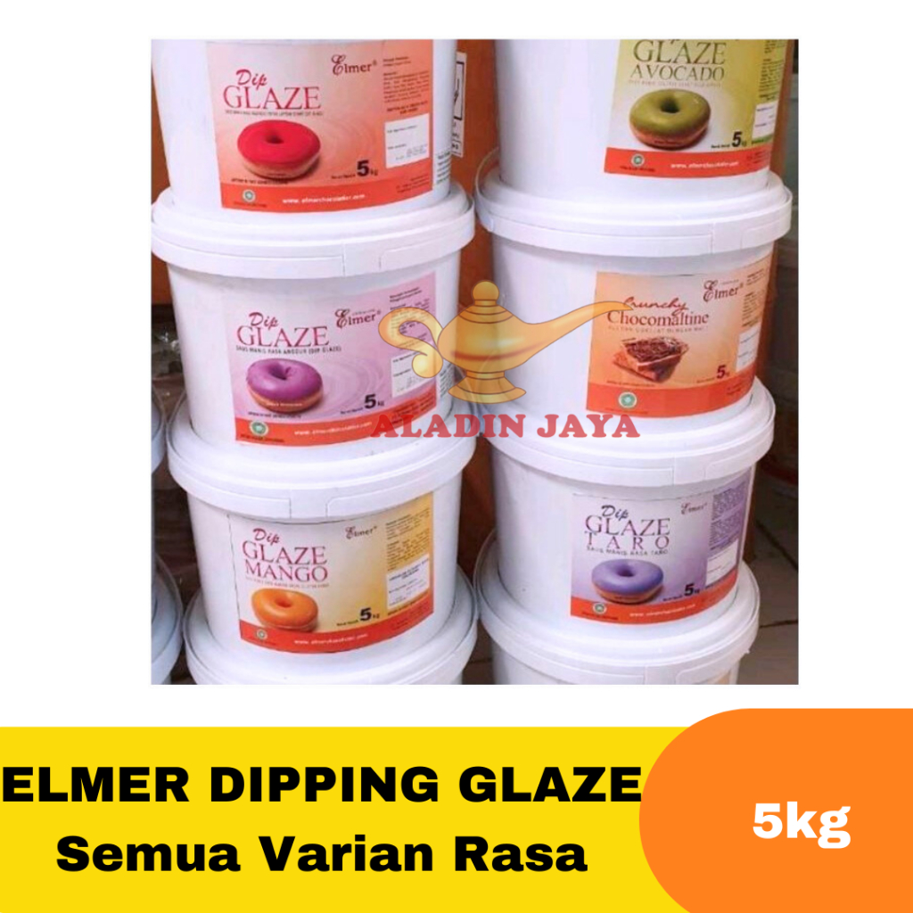 

ELMER DIPPING GLAZE Ukuran 5kg Semua Varian Rasa