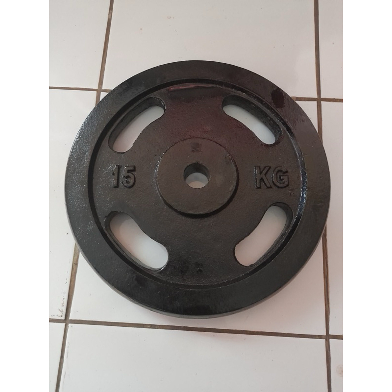 plate beban 15kg/barbel 15kg/plate barbel 15kg