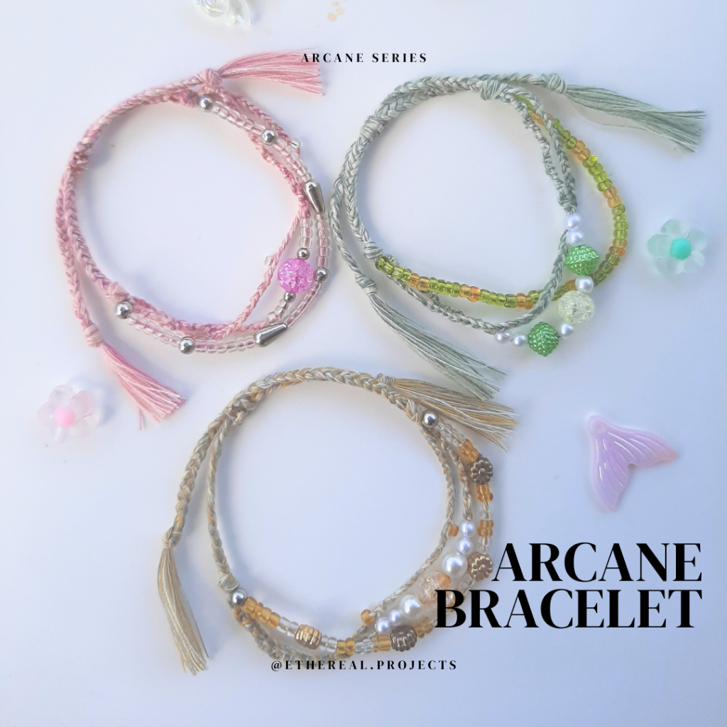 Arcane Bracelet || Gelang Benang || Gelang Rajut