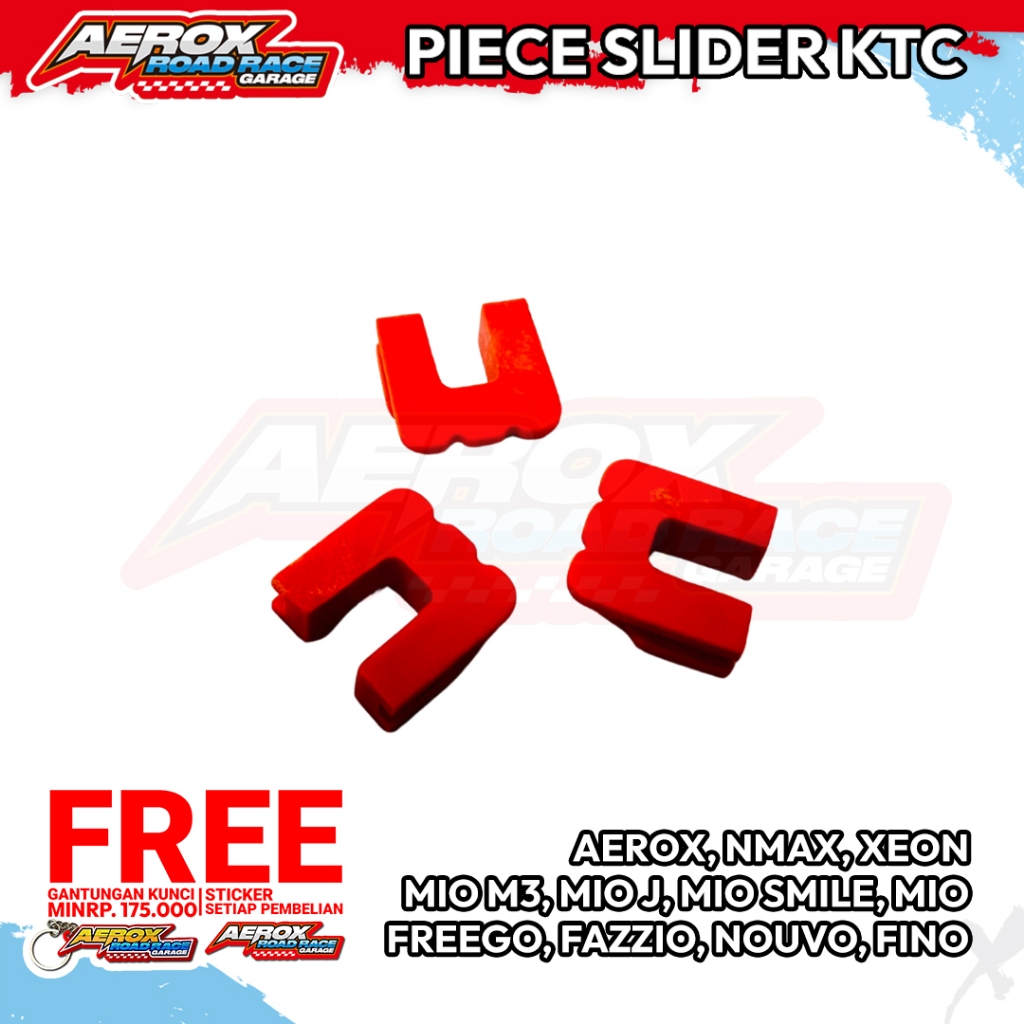 ID SLIDER KTC KYTA KYTACO AEROX NMAX LEXI MIO M3 NOUVO FINO FAZIO FREEGO ALL MATIC YAMAHA
