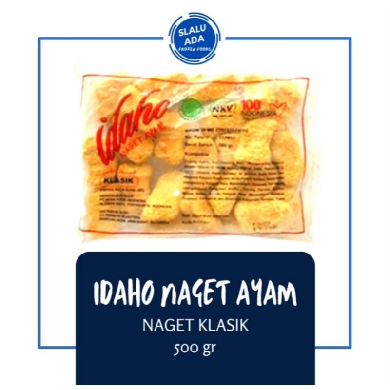 

Nugget ayam Idaho klasik berat 500gram