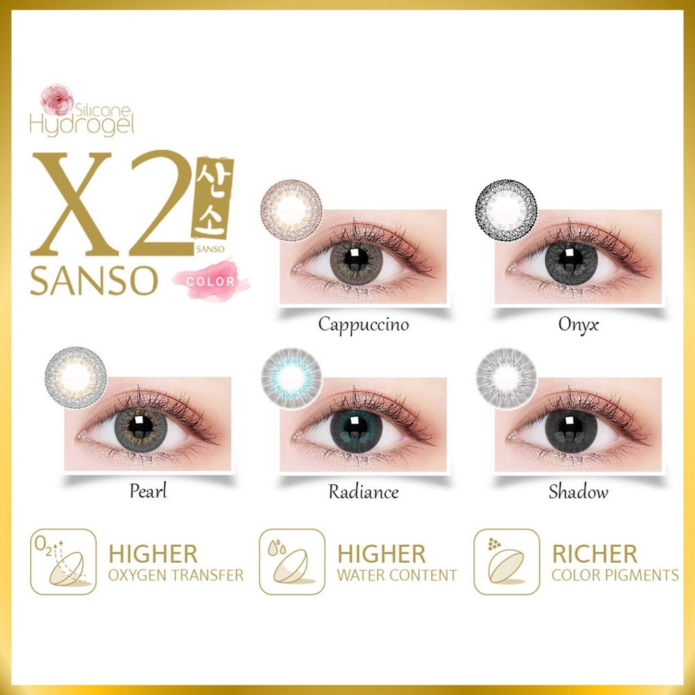 ART J75O BISA COD SOFTLENS X2 SANSO COLOR BY EXOTICON NORMAL  MINUS 5 SD 6