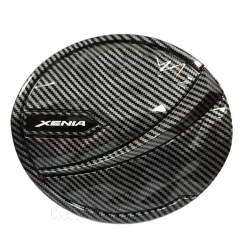 Tutup bensin mobil xenia 2022 diamond carbon tank cover
