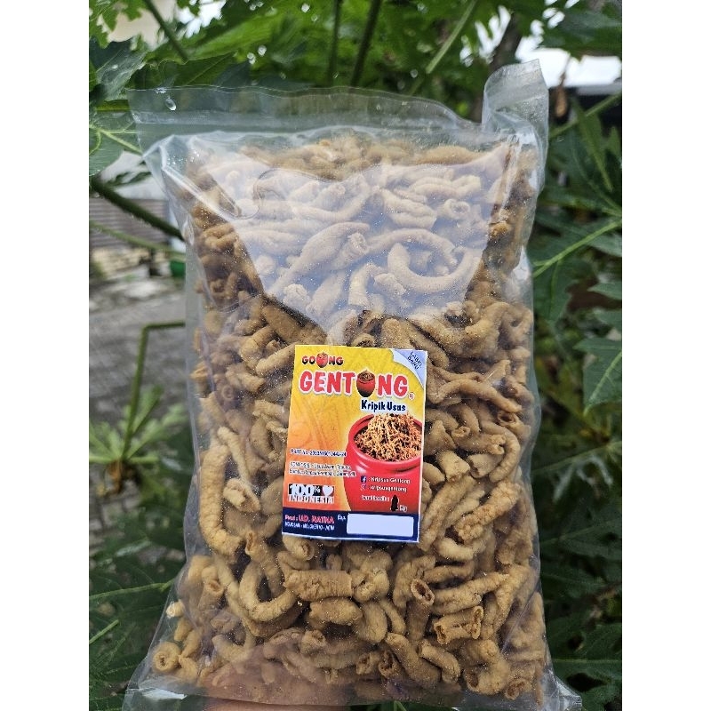 

kripik usus 1kg/ usus krispy/usus gentong