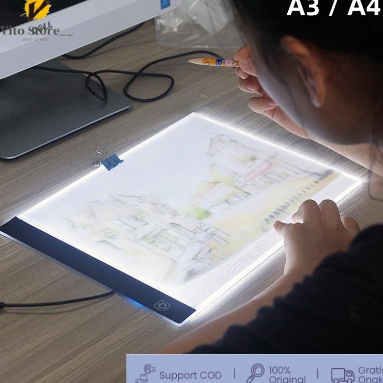 

Update Hari Ini CODA3A4 LED Drawing Tracing Board Stensil Board Papan Jiplak Gambar LED Anak Dewasa Copy Board Papan LED Light Pad Ultra Slim