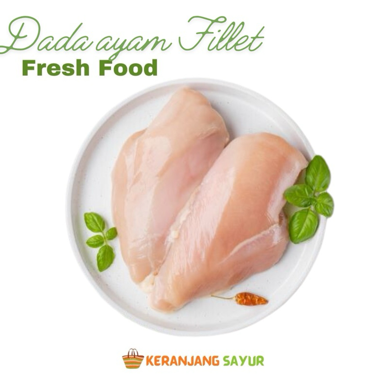 

Fillet Dada ayam Broiler | Daging Filet 500gr