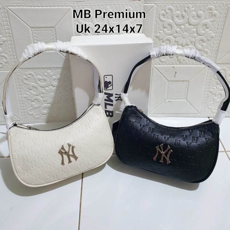 Tas mlb hobo Premium import / Tas wanita NY import Free box Mlb Premium