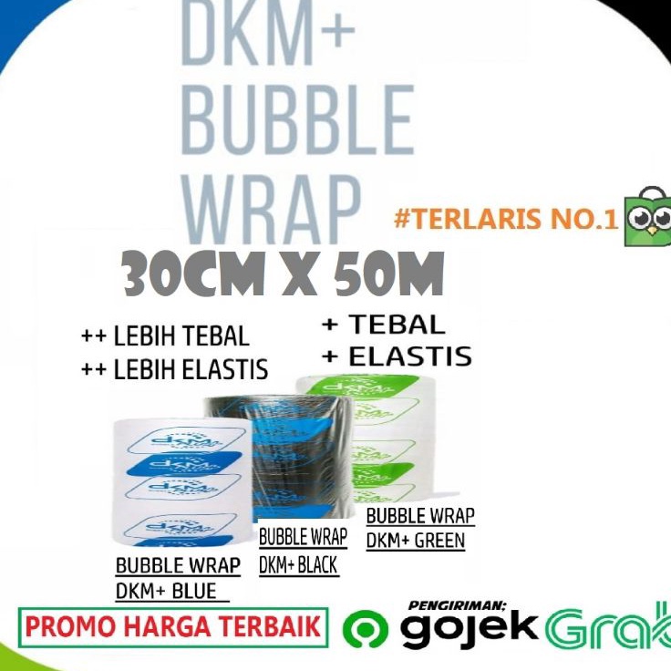

Segera Pesan BUBBLE WRAP HITAM BENING PREMIUM EKONOMIS DKM 3 CM X 5M 3cmx5m 3x5
