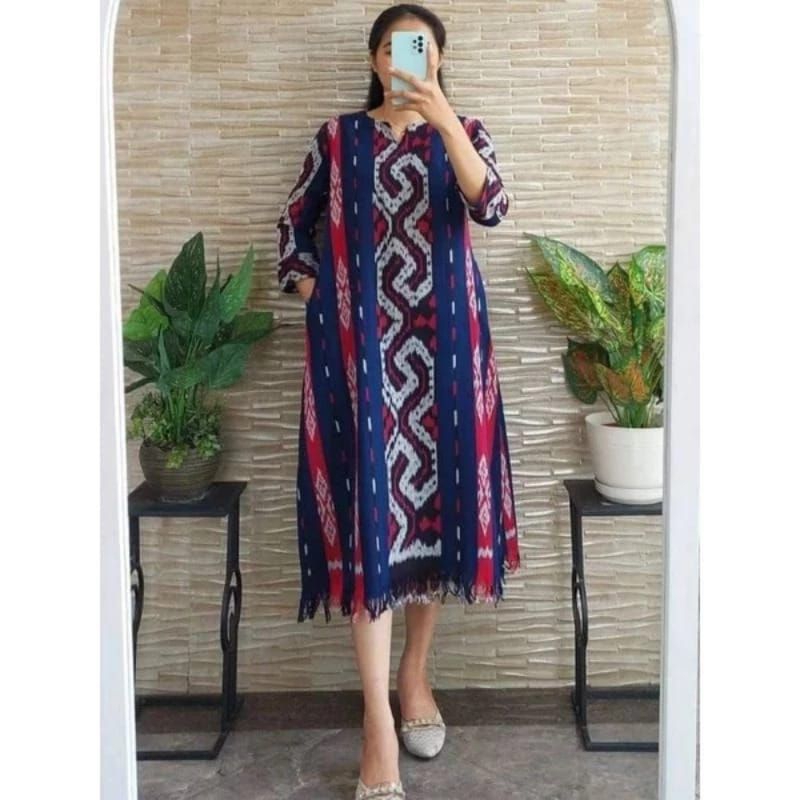 DRESS TUNIK TENUN IKAT