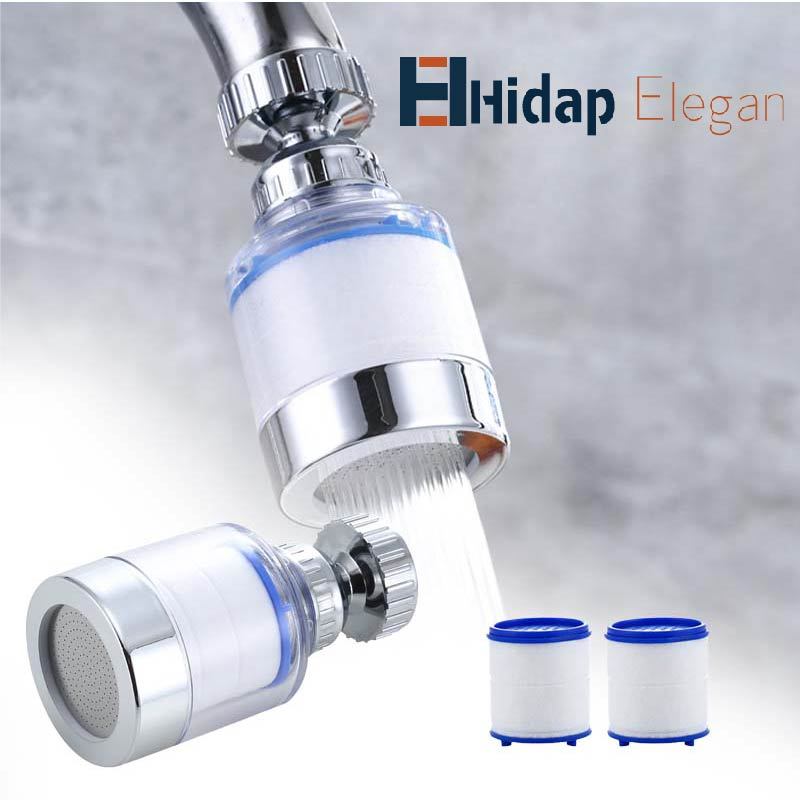 Saringan Purifier Filter Kran Air 360°,Penyaring Air,Kran Cuci Piring,Sambungan Kran Air+Saringan