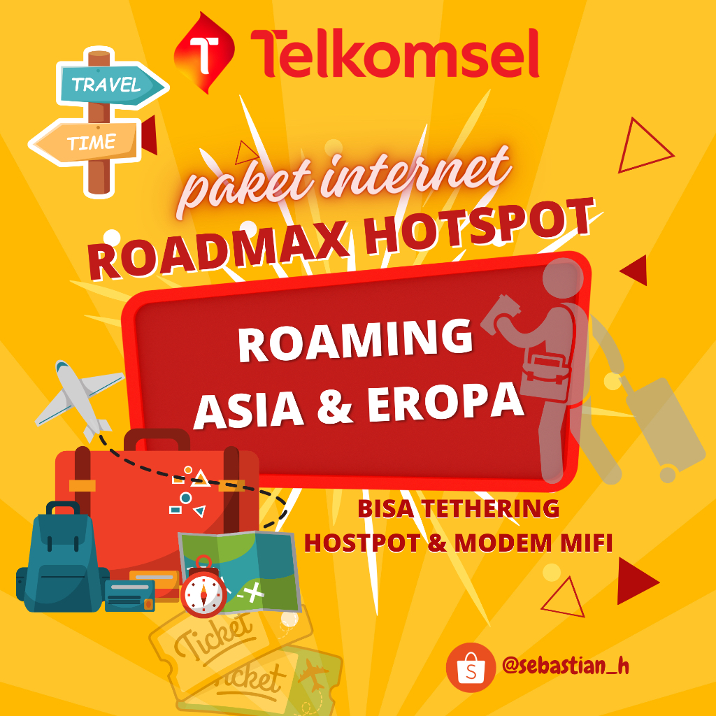 PAKET ROAMING ROADMAX HOSTPOT TELKOMSEL