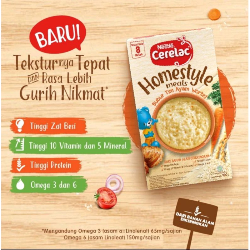 Cerelac Homestyle/Bubur Cerelac Homestyle