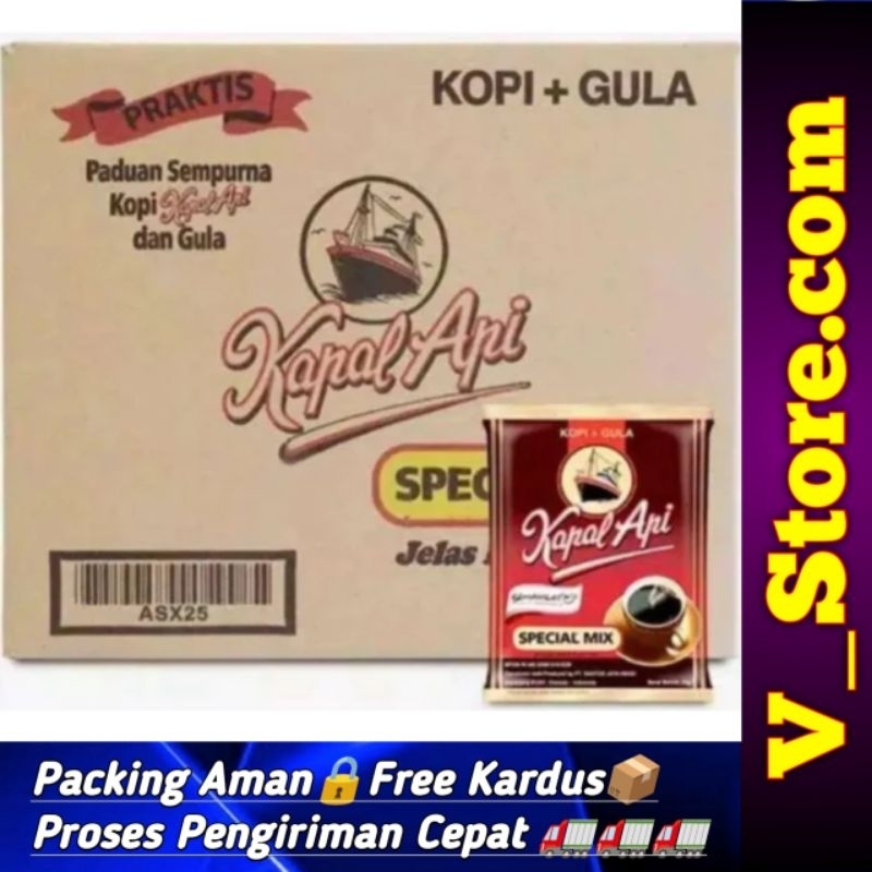 

Kopi KAPAL API SPECIAL MIX 1Dus isi 12 Renteng