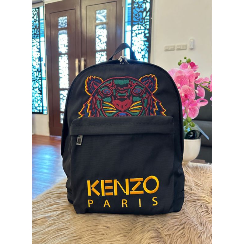 Kenzo Tiger Backpack Black Nwt Original