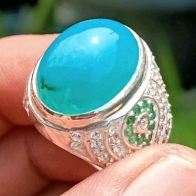 Cincin Batu Bacan Doko Majiko Ring Perak