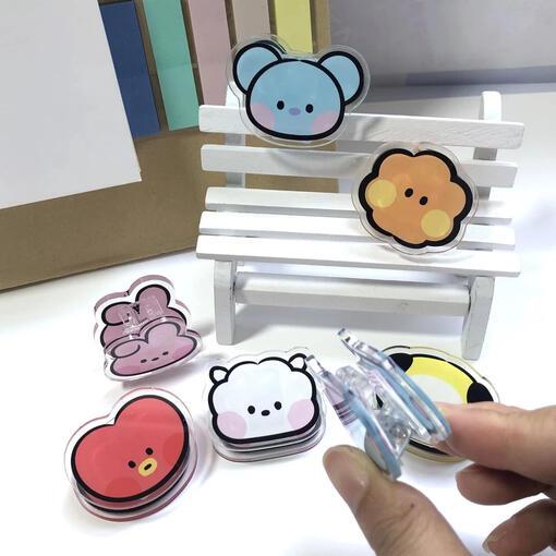 

bt21 acrylic clip