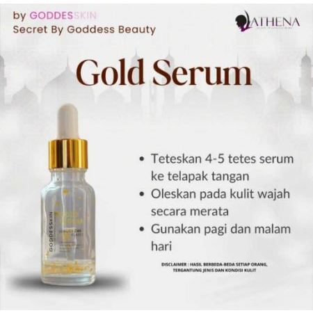 Athena Goddesskin Gold Serum wih Exosome A Skincare by Dr. Richard Lee