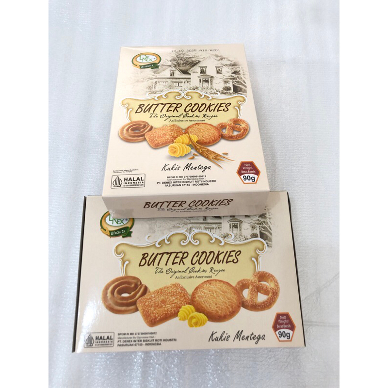 

[DENEX] Butter Cookies 90 Gram (1 Dus isi 24 Pcs)