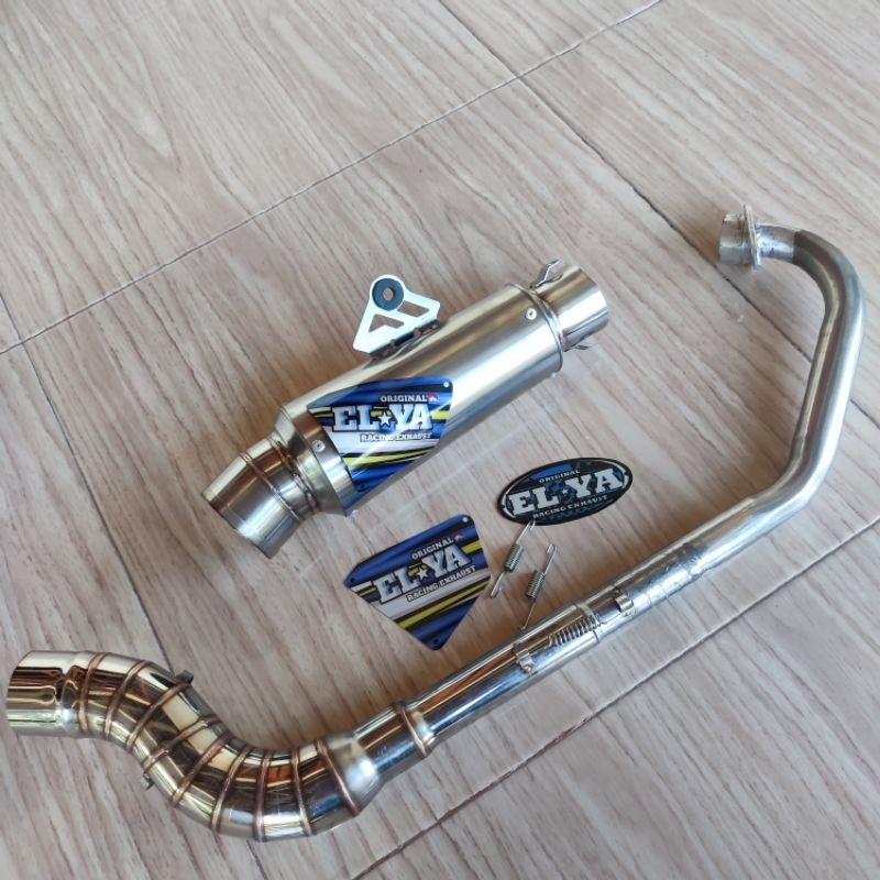 knalpot ELYA racing original leher kobra Jupiter mx old new satria fu vixion