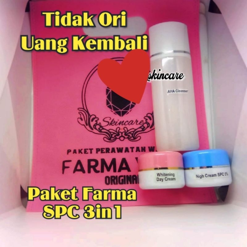 Cream f*rma 3in1 paket glowing