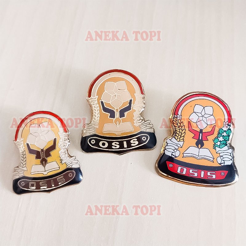 Pin Logo Osis Pin Bros Osis Atribut Sekolah Pin Osis Custom - Aneka Topi